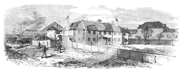 Pension office, Deptford Dockyard, 1869. Creator: Unknown.