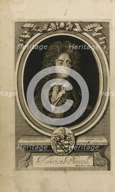 Portrait of the composer Henry Purcell (1659-1695), 1702. Artist: Closterman, John (1660-1711)