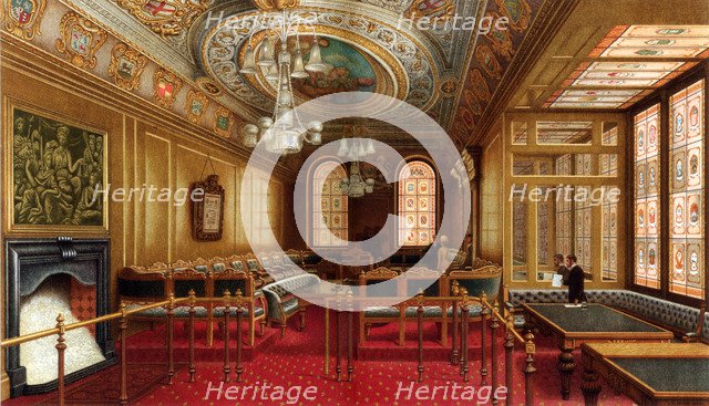 The Aldermen's Court Room, Guildhall, City of London, 1886.Artist: William Griggs