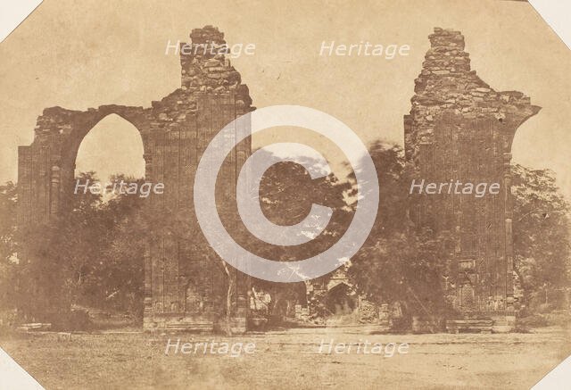 Ruins at Old Delhi, 1850s. Creator: Unknown.