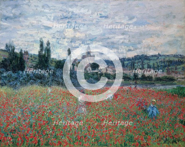 Poppy Fields near Vétheuil, ca 1879.