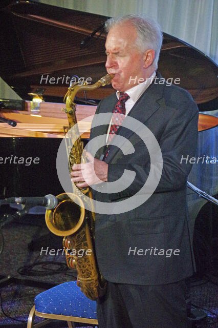 Scott Hamilton, Scott Hamiltpn Quartet, Watermill Jazz Club, Dorking, Surrey, 2022. Creator: Brian O'Connor.