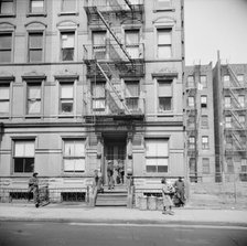 A Harlem apartment house, New York, 1943. Creator: Gordon Parks.