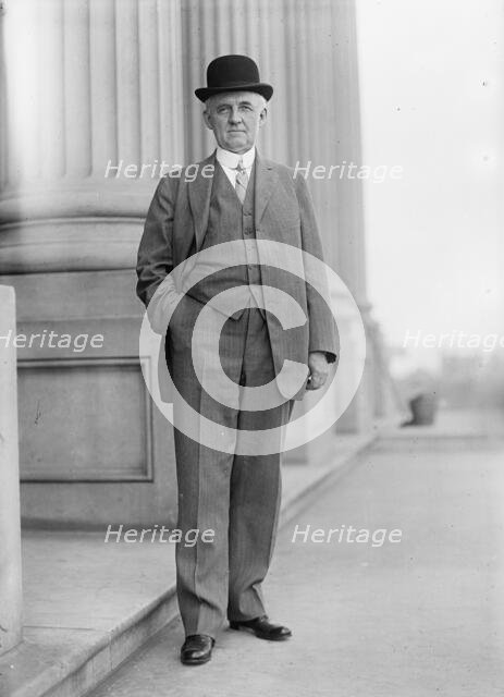 Newell Sanders, Senator From Tennessee - On Steps of Capitol, 1912. Creator: Harris & Ewing.