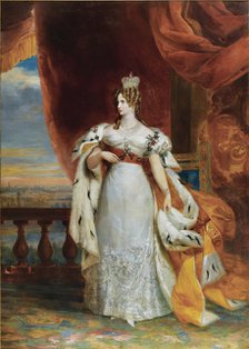 Portrait of Empress Alexandra Fyodorovna (Charlotte of Prussia), Emperor's Nicholas I. wife (1798-18 Artist: Dawe, George (1781-1829)