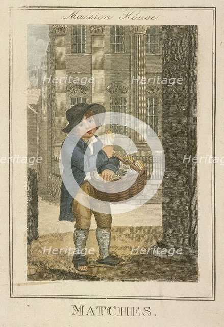 'Matches', Cries of London, 1804. Artist: Anon