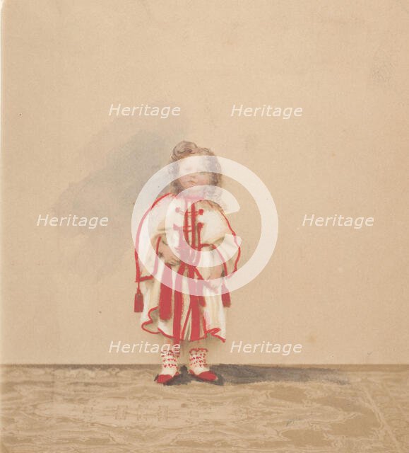 Le bournous (colorie), 1860s. Creator: Pierre-Louis Pierson.