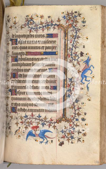 Hours of Charles the Noble, King of Navarre (1361-1425): fol. 222r, Text, c. 1405. Creator: Master of the Brussels Initials and Associates (French).