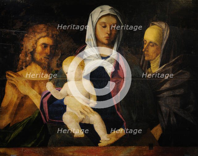 Madonna and Child with Saints Anne and John the Baptist, 15th century. Creator: Bellini, Giovanni (1430-1516).