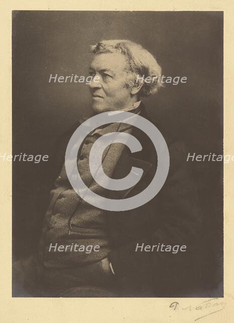 Jean-Baptiste Camille Corot, negative 1855-1859; print about 1900. Creator: Nadar.