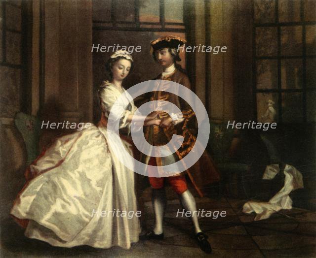 'An Eighteenth-Century Rendezvous', c1744, (1942).  Creator: Joseph Highmore.