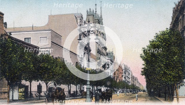 Avenida de Mayo, Buenos Aires, Argentina, early 20th century. Artist: Unknown