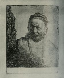 'Man Wearing a Close Cap: Bust (the Artist's Father ?)', 1630, (1906). Creator: Unknown.
