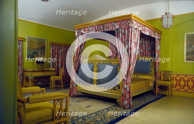 Bedroom, Royal Pavilion, Brighton, East Sussex, 1960s. Artist: Eric de Maré