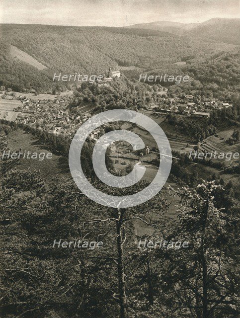 'Schwarzburg (Thuringen) - View from the Trippstein', 1931. Artist: Kurt Hielscher.