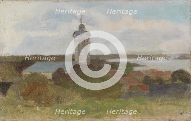 Tammisaari Church, 1890-1891. Creator: Helene Schjerfbeck.