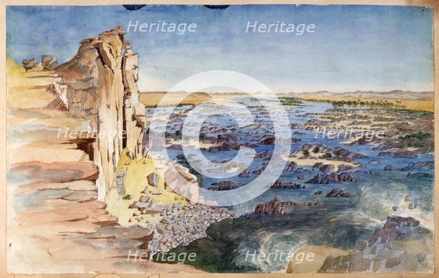 'The Nile', Egypt, 19th century. Artist: Nestor l'Hote