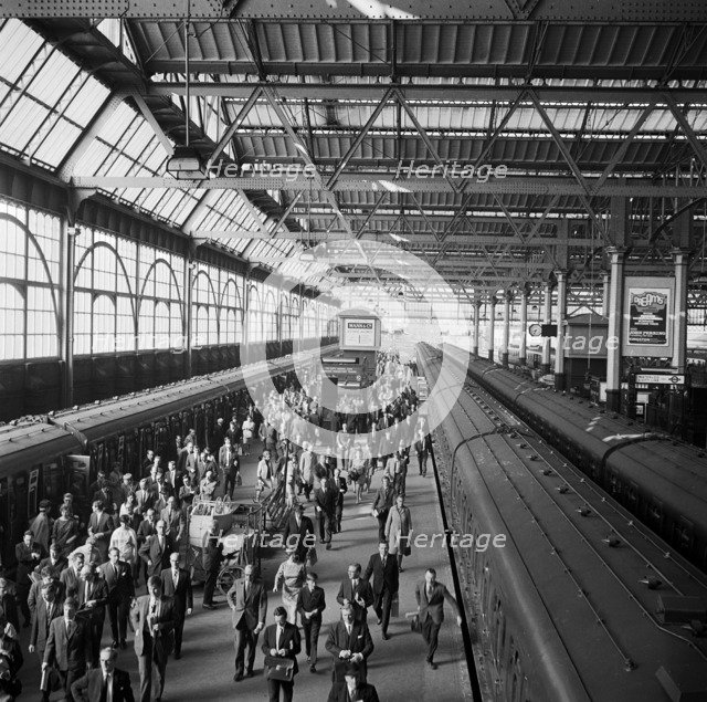 Waterloo Station, London, 1960-1972. Artist: John Gay