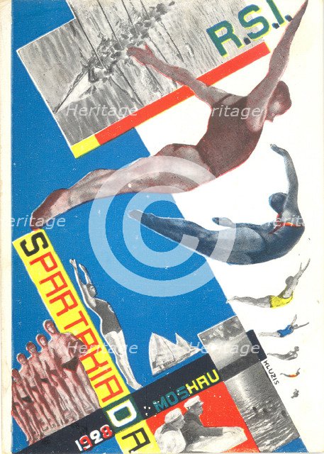 Moskau Spartakiada, 1928, 1928. Artist: Klutsis, Gustav (1895-1938)