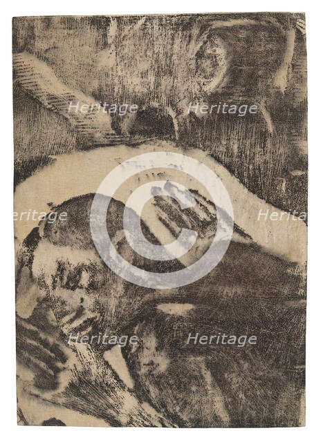 Manao tupapau (She Thinks of the Ghost or The Ghost Thinks of Her), 1894/95. Creator: Paul Gauguin.