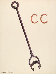 Branding Iron, c. 1942. Creator: Elizabeth Chambers.