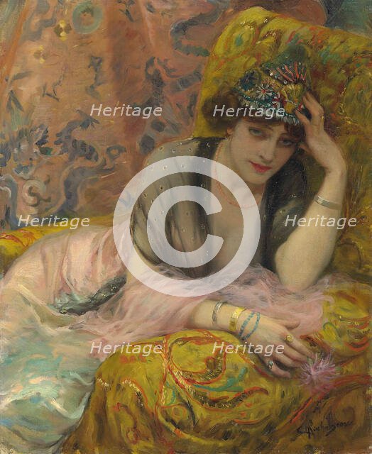 La danseuse. Creator: Rochegrosse, Georges Antoine (1859-1938).