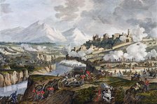 The Battle of Rovereto, Italy, 18 Fructidor, Year 4 (September 1796)  Artist: Jean Duplessis-Bertaux