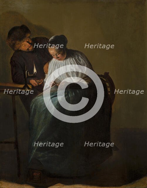 Man Offering Money to a Young Woman. Creator: Judith Leyster.