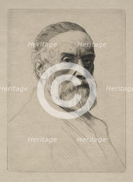 George Frederick Watts. Creator: Alphonse Legros (French, 1837-1911).