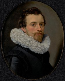 Portrait of a Young Man with a Ruff, mid-1620s. Creator: Thomas de Keyser.