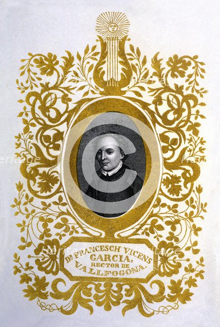 Francesc Vicenç Garcia y Torres (1579-1623), named Rector of Vallfogona, ecclesiastical and Catal…