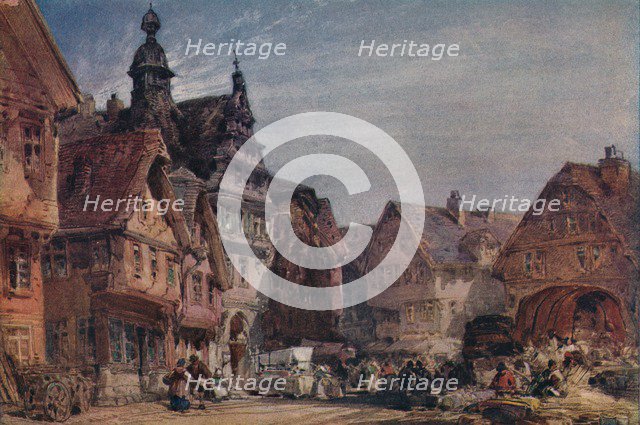 'Giessen on the Lahn', c1874. Artist: William Callow.