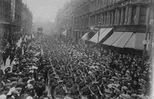 Ulster Volunteers, Belfast, 8 Apr 1916. Creator: Bain News Service.