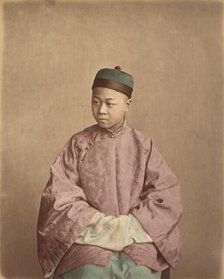 [Young Chinese Gentleman], 1870s. Creator: Baron Raimund von Stillfried.