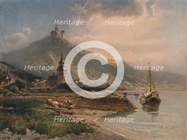 'Braubach und die Marksburg', (Braubach and Marksburg Castle), 1923. Creator: Nikolai of Astudin.