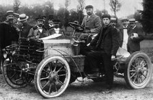 Panhard of French racing driver Leonce Girardot, winner of the Gordon Bennett Cup, France, 1901.. Creator: Unknown.