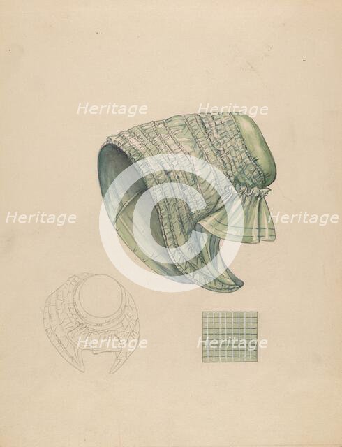 Bonnet, 1935/1942. Creator: Dorothy Gernon.