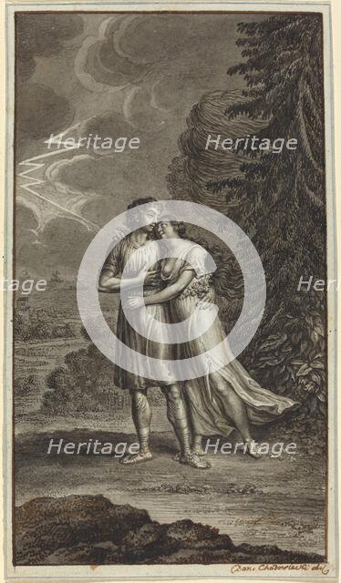 Lovers in a Thunderstorm. Creator: Daniel Nikolaus Chodowiecki.