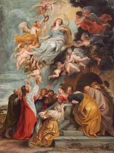 The Assumption of the Virgin, probably mid 1620s. Creator: Studio of Peter Paul Rubens.