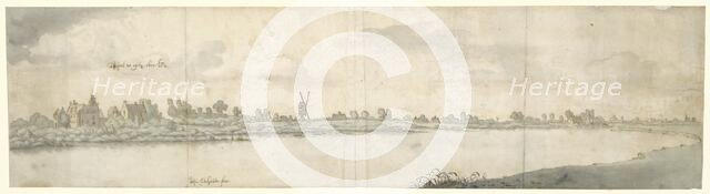 View of Kasteel Ooij, near Nijmegen, North Brabant, 1682. Creator: Josua de Grave.