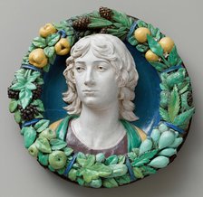 Head of a Youth, between mid-15th and early 16th century. Creators: Andrea della Robbia, Studio of Andrea della Robbia.