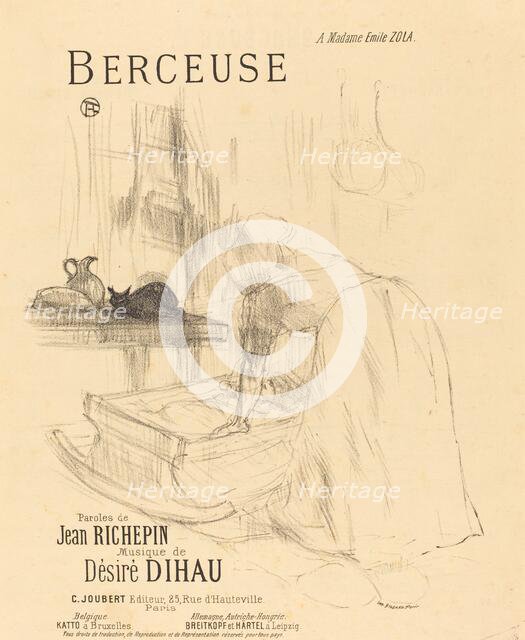 La Berceuse, 1895-1896. Creator: Henri de Toulouse-Lautrec.
