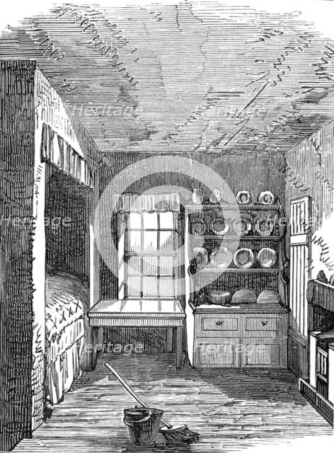 The room in which Livingstone was born, 1874. Creator: Unknown.