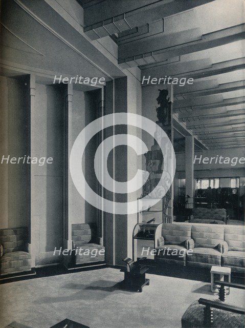 'Corner of Shoe Salon, Roos Bros., San Francisco.', 1930. Artist: Gabriel Moulin.