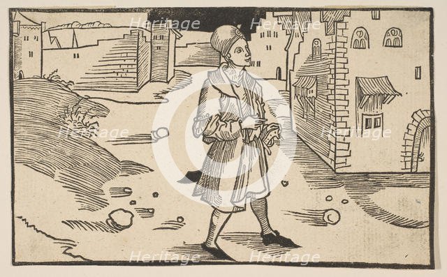 Eunuchus, from The Comedie of Terence, 19th century reprint.n.d. Creator: Albrecht Durer.