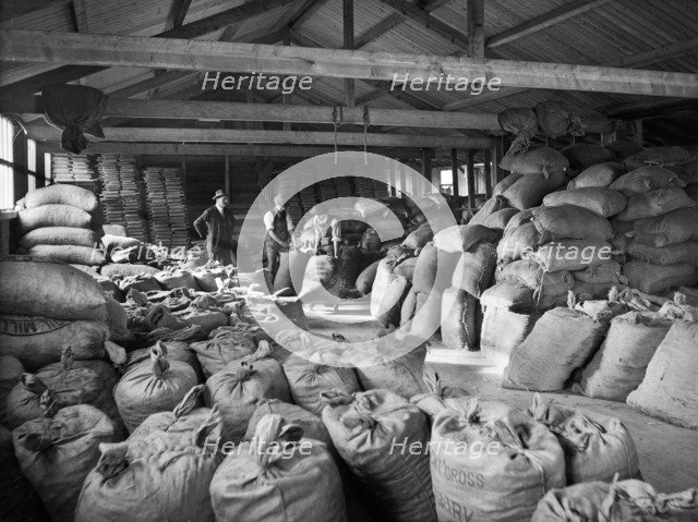 Goods shed, Ulverston Goods Station, Cumbria, 1927. Artist: Unknown.