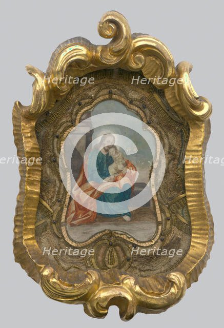 Saint Joseph with Jesus, 18th century. Creator: Unknown.