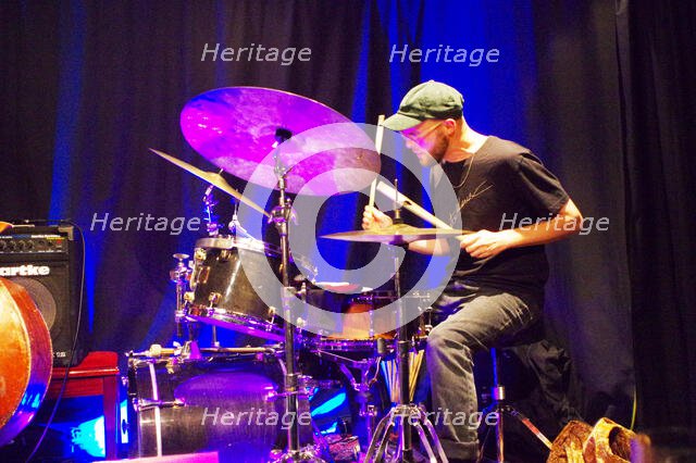 Peter Adam Hill, Guido Spannocchi Quartet, Verdict Jazz Club, Brighton, East Sussex, Sept 2023. Creator: Brian O'Connor.