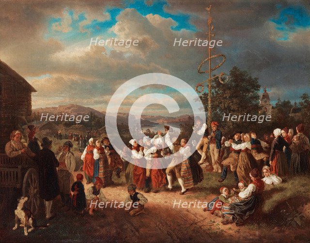 Midsummer dance in Rättvik.