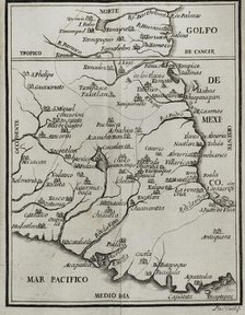 Map of the territory of New Spain, 1771.  Creator: Unknown.